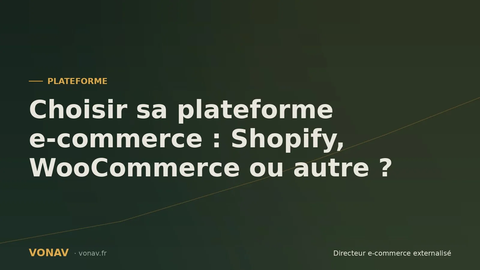 Couverture de l'article sur le choix d'une plateforme e-commerce